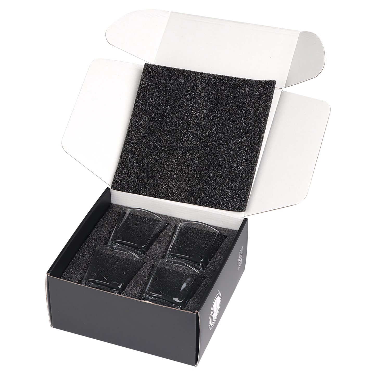 Rocks Glasses 11 oz - Set of 4 Custom Engraved