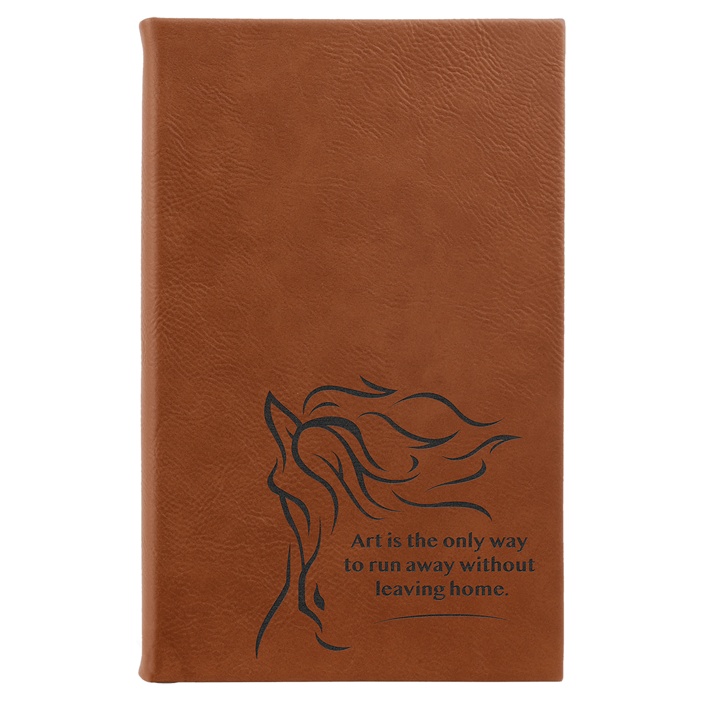Leatherette Sketch Book - Personalized Cover Small - 5 X 8