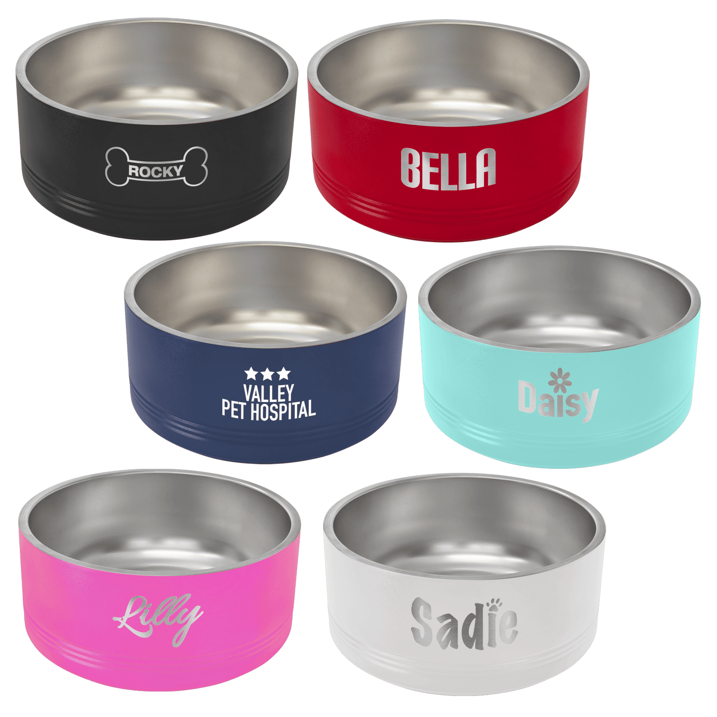 Pet Bowls Stainless Steel Polar Camel - Personalized