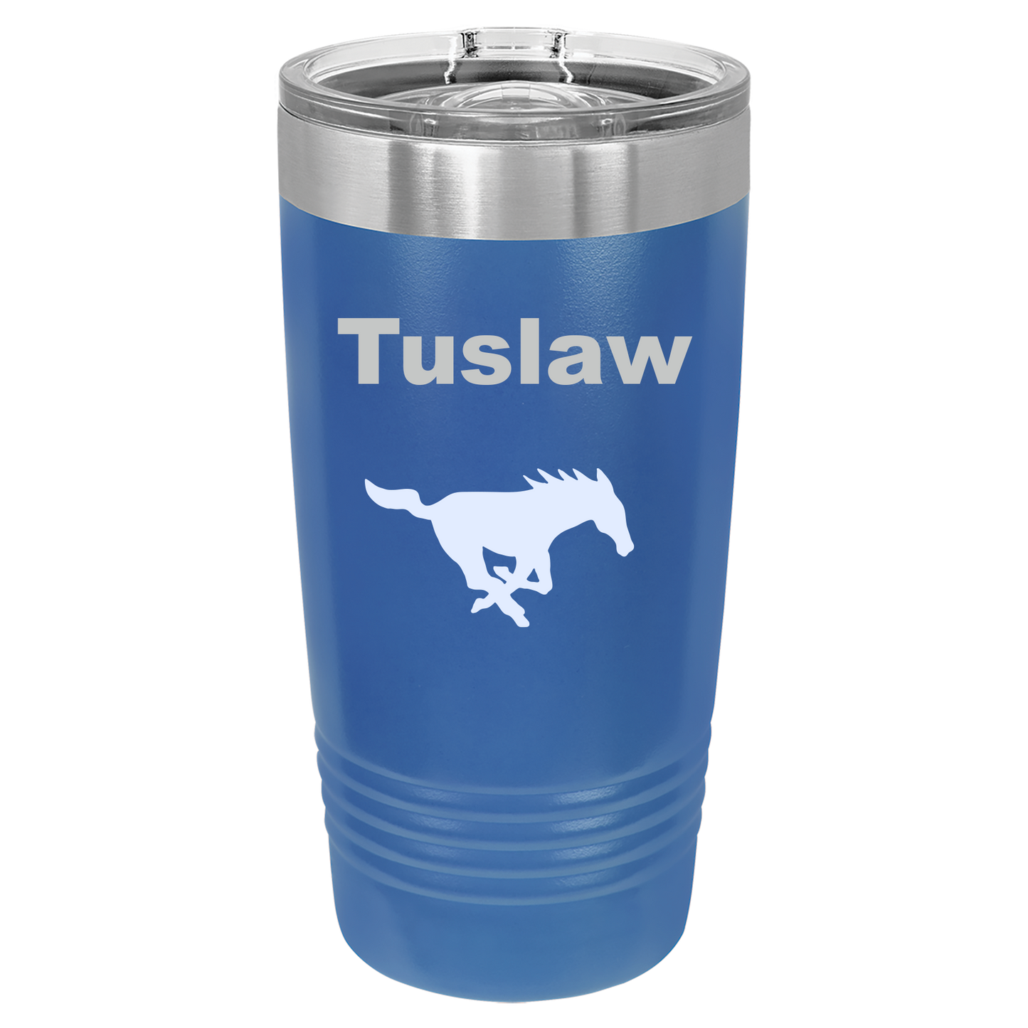 TUSLAW Mustang 20oz Stainless Travel Mug